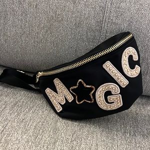 Stoney Clover Lane Noir fanny pack with Magic patches sewn